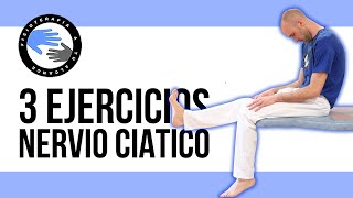 3 ejercicios para el NERVIO CIATICO para aliviar dolores de ciatica o ciatalgia [upl. by Bunker]