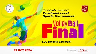 TERRITORIAL LEVEL SPORTS TOURNAMENT I VOLLEY BALL amp THROW BALL FINAL I TSA  ISET I TSACC I [upl. by Wilmar865]