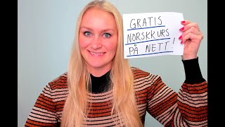 Video 895 GRATIS NORSKKURS PÅ NETT Søknadsfrist 081021 [upl. by Landre350]