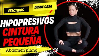 Cintura Pequeña con Hipopresivos abdomen plano y fuerte Rutina Completa y efectiva [upl. by Nnylekoorb]