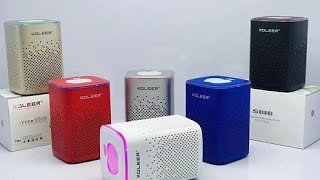 KOLEER S818 BLUETOOTH SPEAKER [upl. by Codie899]