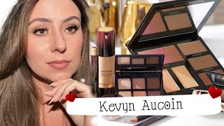 NEW KEVYN AUCOIN MAKEUP UNBOXING  FIRST IMPRESSIONS [upl. by Jocelyne]