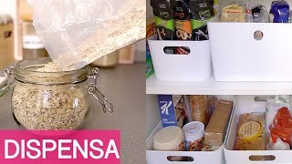 ORGANIZZAZIONE CASA  Organizzo la dispensa con Ikea  Trucchetti facili in cucina [upl. by Kale]