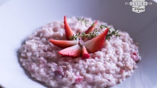 Risotto alle fragole mantecato con la certosa [upl. by Soigroeg]