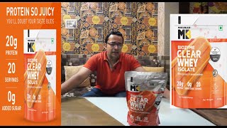 MUSCLEBLAZE Biozyme Clear Whey Isolate  Genuine Post Usage Review by Akash Arya [upl. by Weiss]