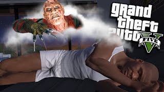 FREDDY KRUEGER THE NIGHTMARE MOD GTA 5 PC Mods Gameplay [upl. by Gruchot]