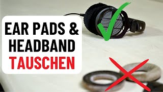 Beyerdynamic DT770  DT990 Ohrpolster und Kopfband wechseln [upl. by Nodnas]