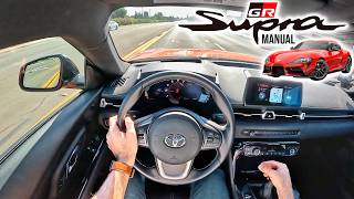 What Its Like to Live with a 2024 Toyota Supra 30 Manual POV [upl. by Marybella]