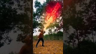 Flame🔥Power🦹‍♂️ youtubeshorts shorts vfx flame power [upl. by Enialed]