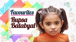 My Favourites With Rupsa Batabyal  Super Dancer Chapter 3 Winner  Telly Reporter Exclusive [upl. by Mildred]