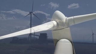 Die Windräder bei Stötten [upl. by Ydnerb]