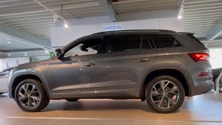 Skoda NEW Kodiaq Sportline 2023 in 4K Graphite Grey 19 Inch Triglav Walk around amp detail inside [upl. by Sanburn]