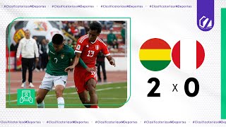 BOLIVIA vs PERÚ 20  RESUMEN Y GOLES DEL PARTIDO  FECHA 5  CLASIFICATORIAS 2026 🇧🇴⚽🇵🇪 [upl. by Jaymee]