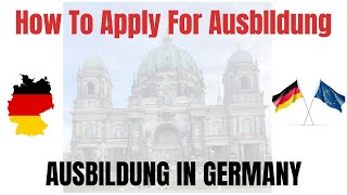 How to apply for Ausbildung in Germany  Apply For Vocational Training in germany  Urdu Hindi [upl. by Schonthal]