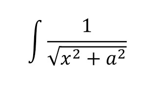 Integration of 1sqrta2x2dx  Shortcut [upl. by Anolla79]