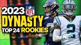 Top 24 Dynasty Rookie Rankings amp Tiers [upl. by Aneev166]