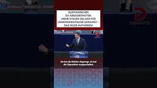 gegenpol shorts ukraine eu slowakei brüssel straßburg debatte politik geopolitik news [upl. by Eckardt]