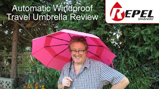 Repel Umbrella Automatic Windproof Travel Umbrella  Review [upl. by Mundt]