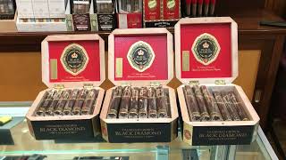 Diamond Crown Black Diamond Cigars at Milan Tobacconists [upl. by Attena928]