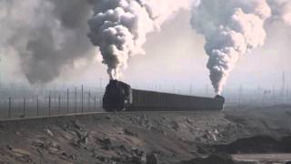 Steam of Sandaoling Coal Mine Railway ChinaDec2009 1 中国・三道嶺炭鉱鉄道の蒸気機関車（2009年12月）1 [upl. by Tolman296]