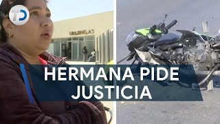 quotSe encontraba trabajandoquot pide justicia grúa arrolló a su hermano [upl. by Halverson311]