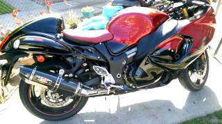 Suzuki Hayabusa Yoshimura Exhaust R77s [upl. by Enar]