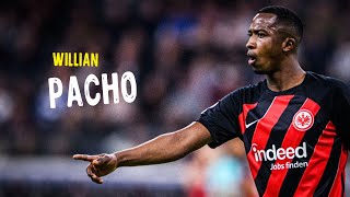 Willian Pacho • Great Defensive Skills amp Passes • Eintracht [upl. by Samford924]