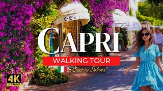 CAPRI Italy 4K Walking Tour 🇮🇹 Breathtaking Hidden Gem [upl. by Dnar]