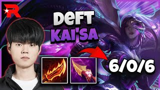 KT Deft KaiSa vs Ezreal  1413 [upl. by Boycey]