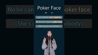 Lady Gaga  Poker Face  Singing Duet Challenge 🎤  Sing with me shorts [upl. by Raman121]