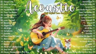 Best Chill English Acoustic Love Songs 2024🎈 Morning Acoustic Songs 🎈 Positive Music Playlist Lyric [upl. by Willis]