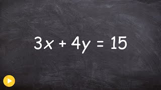 Solving an equation for y and x using two steps [upl. by Oluas]