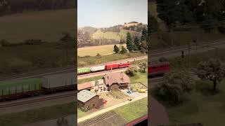 HO Scale Model Trains at The Railways Kaeserberg train modeltrainlayout modelrailwaylayout [upl. by Catharina]