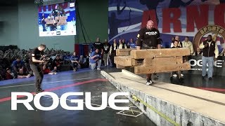 2018 Arnold Strongman Classic  Timber Carry  Full Live Stream Event 3 [upl. by Eimia]