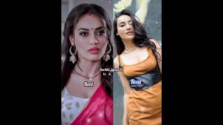 All naagin Reel 🆚 Real naagin naagin3 surbhijyoti shorts [upl. by Adnoraj]