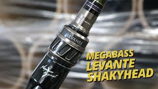 Megabass Levante Shakyhead Rod Tackle Breakdown [upl. by Mccreary]