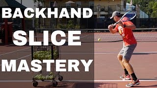 Tennis Backhand Slice  How To Master It On Your Own [upl. by Line985]