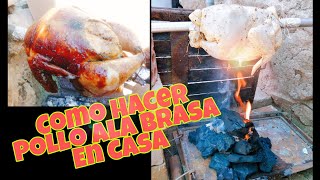 Como hacer POLLO A LA BRASA casero receta secreta [upl. by Fulbright]