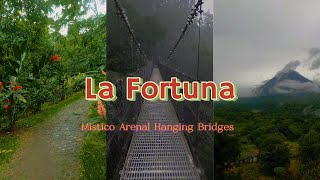 La Fortuna In Costa Rica Mistico Arenal Hanging Bridges [upl. by Hecker747]