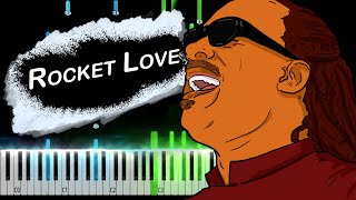 Stevie Wonder  Rocket Love Piano Tutorial [upl. by Aliehc]