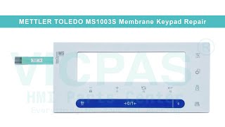 MettlerToledo MS1003S METTLERTOLEDO NewClassic SemiMicro Balances HMI Terminal Keypad Replacement [upl. by Coridon]