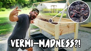 How to build the ULTIMATE WORM BIN A continuous flow through VERMICOMPOSTING SYSTEM [upl. by Eicyak60]