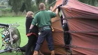 Hot Air Balloon Flight from Leicester to Melton Mowbray  Preparation and launch [upl. by Gerhardt]