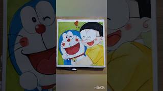 Doraemon And nobita drawing with watercolour Part2 animeart drawing Kuldeepartstudio9095 [upl. by Nnaeed669]