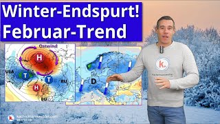 WinterEndspurt Neuer Februartrend und PolarwirbelCheck [upl. by Sissie]