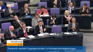 Bundestag – Haushalt 2016 – Etat Innenministerium am 24112015 [upl. by Nedrah]