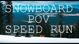 Arizona Snowbowl  2018  Speed Run POV  Austin Sudweeks [upl. by Aihsa]