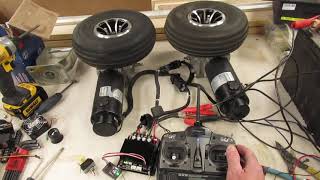 RC Mowermotor test [upl. by Bouzoun]