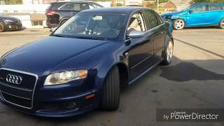 INSTALLING APR dowpipes on a b7 RS4 SOUNDS AMAZING [upl. by Anali]