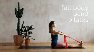 Full Body Resistance Band Pilates  Lottie Murphy Pilates [upl. by Yensehc]